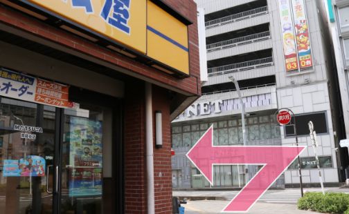 南越谷駅付近の道
