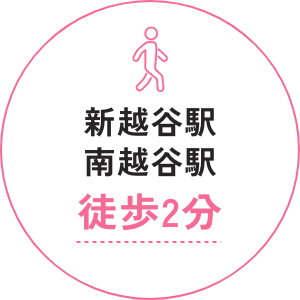 新越谷駅南越谷駅徒歩2分